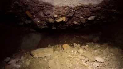 It reveals the walls
continue below the floor, - Lost Treasures of Rome