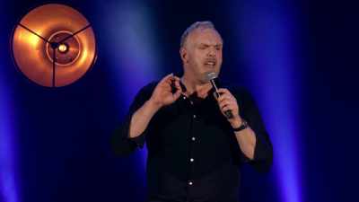 It ripped through the room
like fork lightning. - Greg Davies: You Magnificent Beast