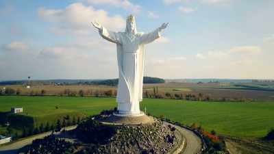 It rises an extraordinary 33 meters high, - Europe From Above