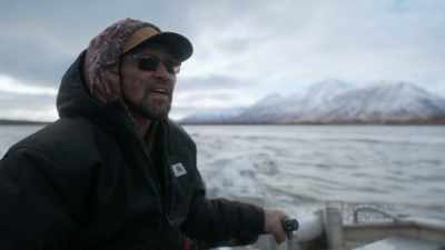 It rolls through here very fast,
when the tide comes through. - Life Below Zero: First Alaskans