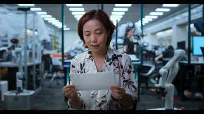 It says, "AI will." - What's Next? The Future with Bill Gates