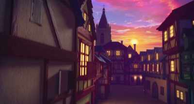 It says, "Calais, Lis d'Or." - Dogtanian and the Three Muskehounds