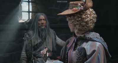 It says that he thinks it's a boy.
Maybe nothing happened yet. - Iron Mask