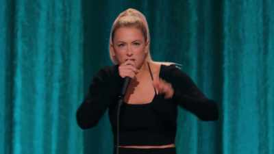 "It says here under 'special skills, '
'Look up at Travis.'" - Iliza Shlesinger: Hot Forever