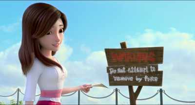 It says,
“Do not attempt to remove by force.” - Red Shoes and the Seven Dwarfs