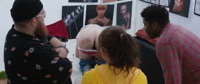 It says, "My name's not Lick." - The Festival