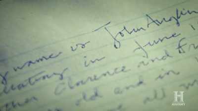 It says my name is John Anglin,
yes we all made it that night, - Alcatraz Escape: The Lost Evidence