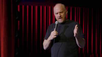 It says,
"Nationality: Hungarian," - Sincerely Louis C.K.