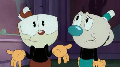 It says, "No sweaters allowed." - The Cuphead Show!