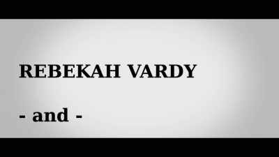 It says, "Rebekah Vardy, Caroline Watt." - Coleen Rooney: The Real Wagatha Story
