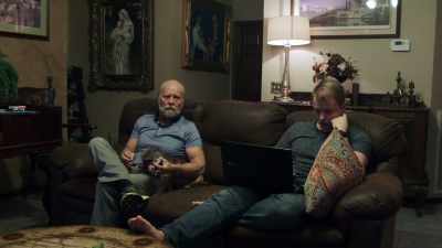 It says,
"Richard, congratulations. - Dealt