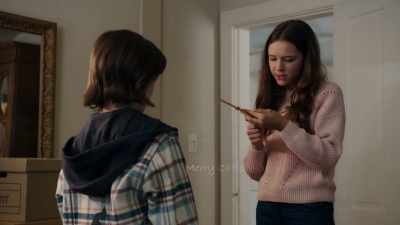 It says, - Mystery on Mistletoe Lane