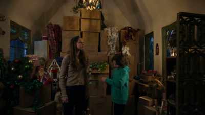 It says, "Soon he must find
the king who's a mouse, - Mystery on Mistletoe Lane