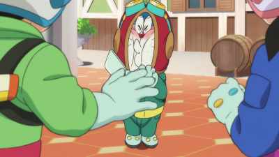 It says it withstands changes
in the temperature and pressure - Doraemon the Movie: Nobita's Sky Utopia