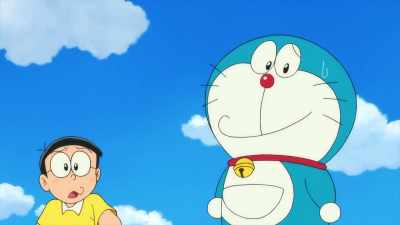 It seems to be saying that this is enough - Doraemon: Nobita's New Dinosaur