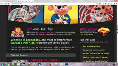 It seems to be
something for everybody that - 30 Years of Garbage: The Garbage Pail Kids Story