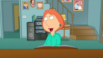 ♪ It seems today
that all you see ♪ - Family Guy