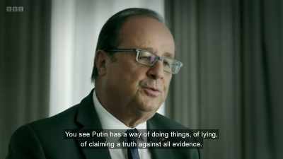 It sent a very strong message
that China now is actually, er, - Putin vs the West