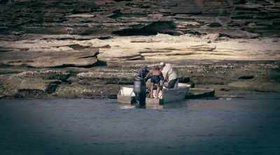 It was sheer luck that we
came across him in time. - Mysteries of the Deep