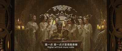 It should be lower!
Higher will look more noble. - Monster Hunt 2