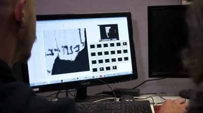 It shows us
how a minute fragment - Dead Sea Scrolls: The Doomsday Prophecy