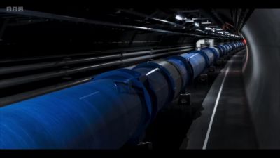 It smashes subatomic
particles together, - Cunk on Life