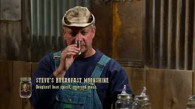 It smells really, really good. - Moonshiners: Master Distiller