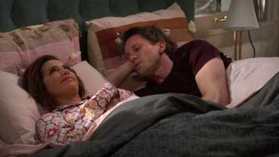 -It is so nice having you back in our bed.
-[chuckles] - Merry Happy Whatever