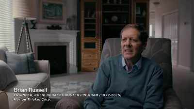 It was something that…
My stomach churned a bit, - Challenger: The Final Flight