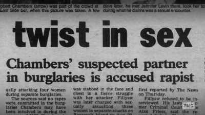 It was staggering to me
to make that connection. - The Preppy Murder: Death in Central Park
