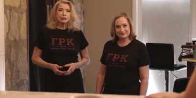 - It was such a shame when
she gave in to a pledge. - Night of the Dead Sorority Babes