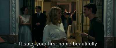 It suits your first name beautifully. - An Impossible Love