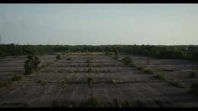 It is surrounded by vacant land
that hasn't been developed - Closed for Storm