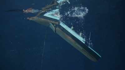 It swung down,
and it shot off like a bomb - Titanic: 20 Years Later with James Cameron