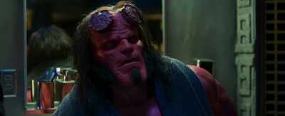 It takes a real man
to hold a blade - Hellboy