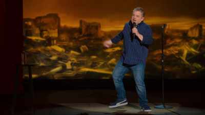 It takes me a second to realize what
she's doing, then I go clomping after her, - Patton Oswalt: We All Scream