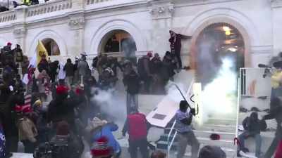 It takes four hours for riot police - Trump: The Criminal Conspiracy Case