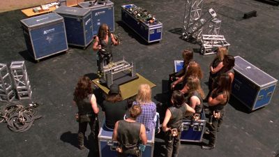 It takes two people to run a concert - Wayne's World 2