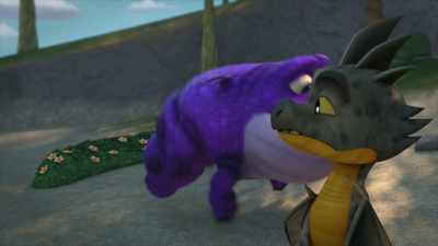 It was that dragon. Her voice
somehow hypnotised you all to sing. - Dragons: Rescue Riders: Secrets of the Songwing