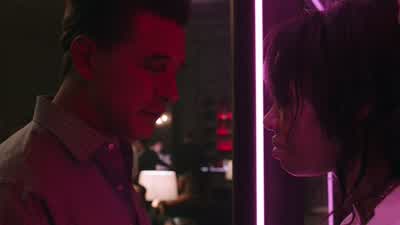 It was the eyes. - The Purge