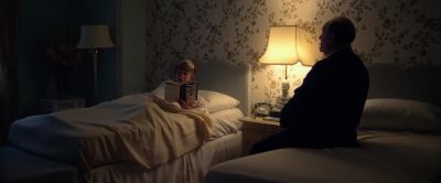 It was the knife that a moment later - Hitchcock
