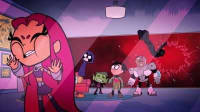 It is the menacing
and the sparkly. - Teen Titans Go! Vs  Teen Titans
