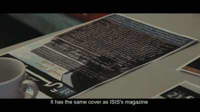 It has the same cover
as ISIS's magazine... - City of Ghosts