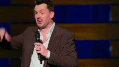 It has thin hair and one eyebrow. - Jim Jefferies: High n' Dry