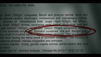It was through this food
that the substance had entered his body. - Curry & Cyanide: The Jolly Joseph Case
