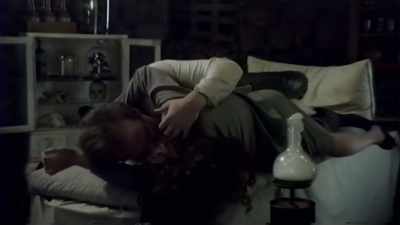 It tickles. [grunts] - Frankenstein's Monster's Monster, Frankenstein