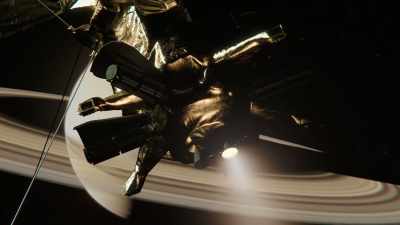 It was time for her most
daring maneuvers of all, - Cosmos: Possible Worlds