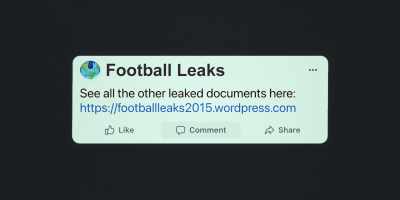 It was to this website.
It was called Football Leaks. - A Game of Secrets
