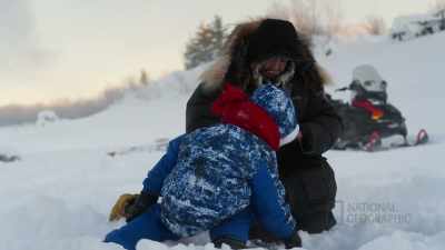It took my bait!
It took my bait, Dad! - Life Below Zero: First Alaskans