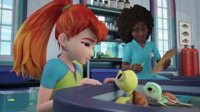 It took forever
to calm the animals down - LEGO Friends: Girls on a Mission